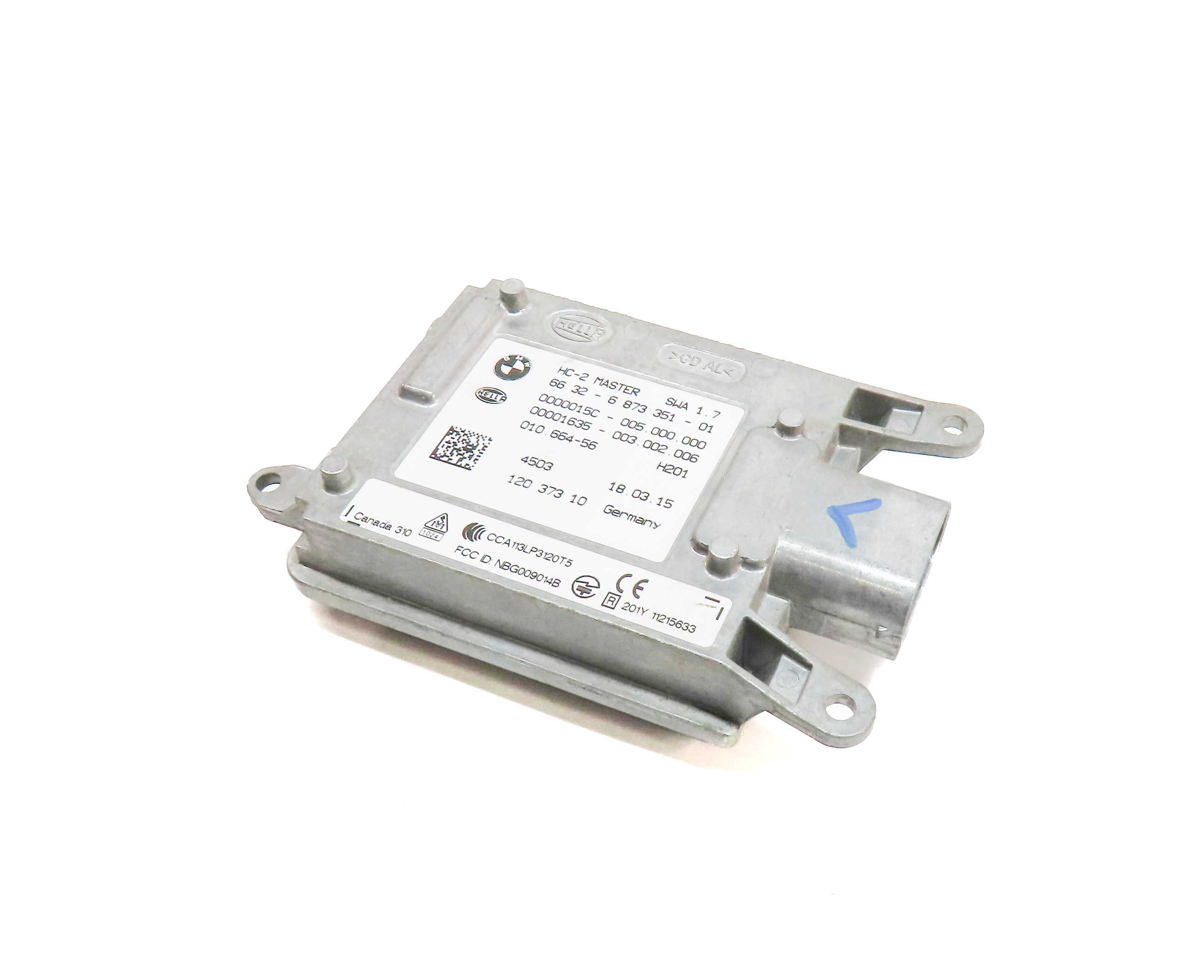 2015 BMW X6 (F16) REAR LANE DEPARTURE CHANGE WARNING MODULE RADAR SENSOR MASTER — exact item pictured